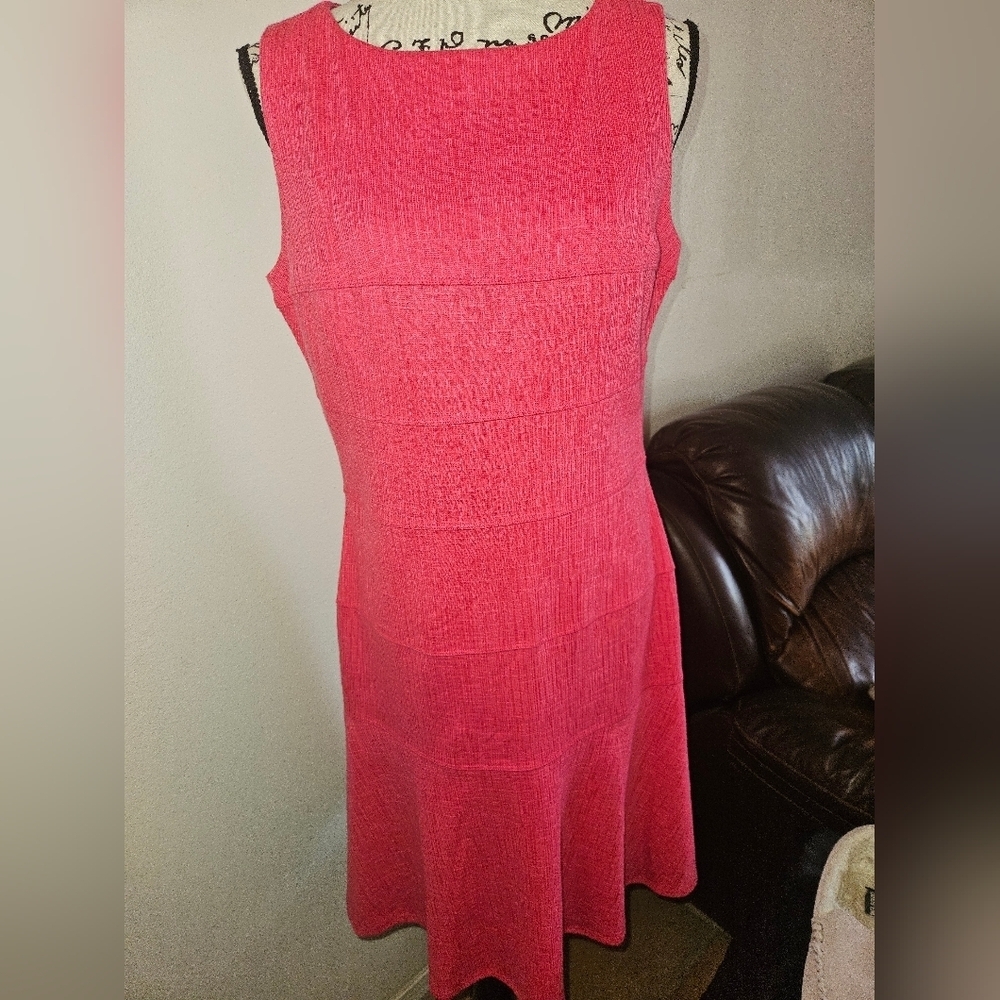 Enfocus Studio Hot Pink Sleeveless Dress Size 12